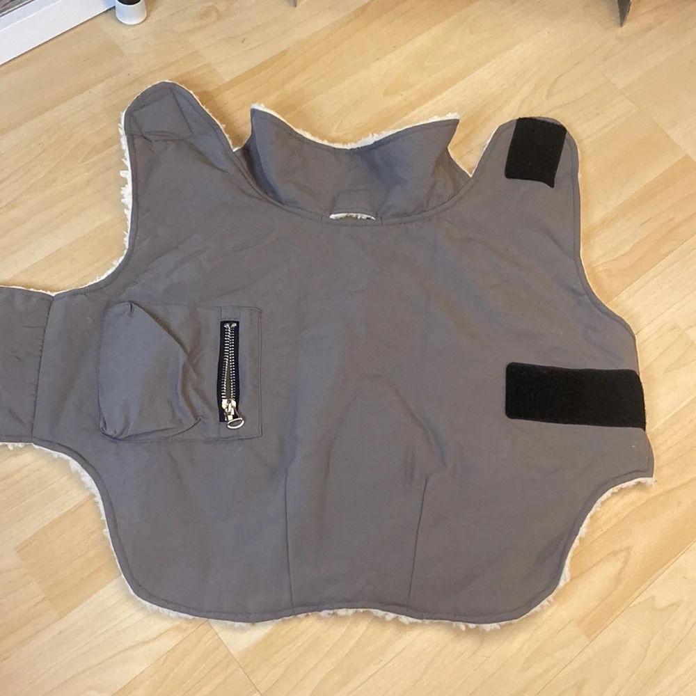 NWT water repellent Sherpa dog jacket